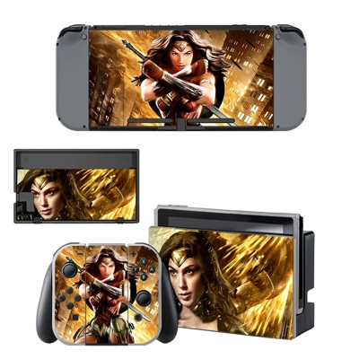 Wonder Woman decal skin for Nintendo Switch Console and Co.. Wonder Woman decal skin for Nintendo Switch Console and Co..