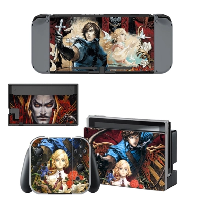 The Dracula X Chronicles decal skin for Nintendo Switch Console and Controllers