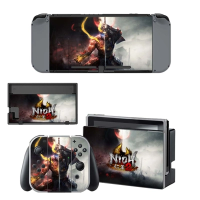 Nioh 2 decal skin for Nintendo Switch Console and Controll.. Nioh 2 decal skin for Nintendo Switch Console and Controll..