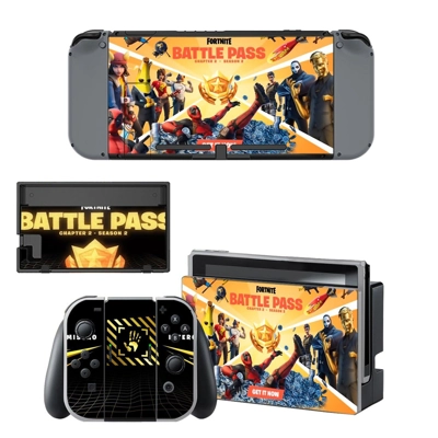 Fortnite battle pass decal skin for Nintendo Switch Consol.. Fortnite battle pass decal skin for Nintendo Switch Consol..