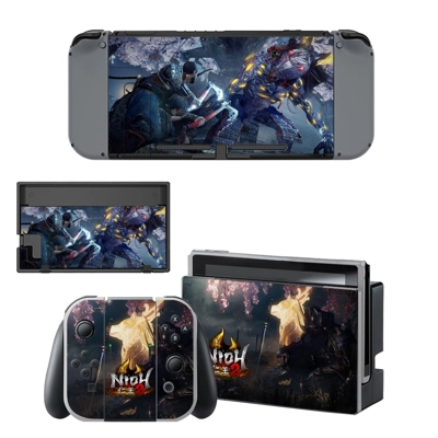 Nioh 2 decal skin for Nintendo Switch Console and Controll.. Nioh 2 decal skin for Nintendo Switch Console and Controll..