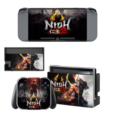 Nioh 2 decal skin for Nintendo Switch Console and Controll.. Nioh 2 decal skin for Nintendo Switch Console and Controll..