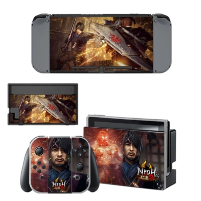 Nioh 2 decal skin for Nintendo Switch Console and Controll.. Nioh 2 decal skin for Nintendo Switch Console and Controll..