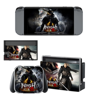 Nioh 2 decal skin for Nintendo Switch Console and Controll.. Nioh 2 decal skin for Nintendo Switch Console and Controll..