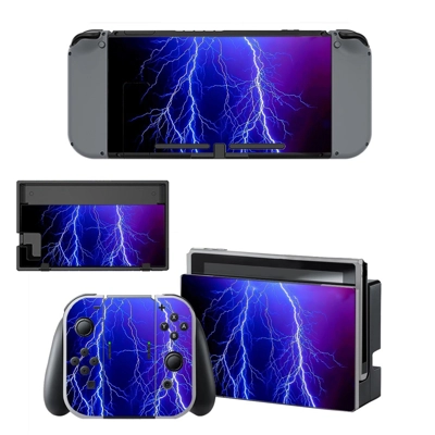 Thunders lightning decal skin for Nintendo Switch Console .. Thunders lightning decal skin for Nintendo Switch Console ..