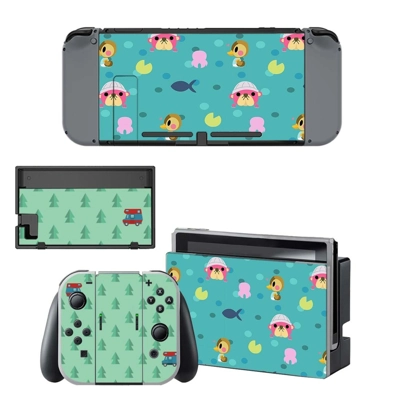 Animal Crossing decal skin for Nintendo Switch Console and Controllers