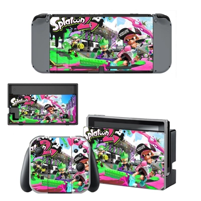 Splatoon 2 decal skin for Nintendo Switch Console and Cont.. Splatoon 2 decal skin for Nintendo Switch Console and Cont..