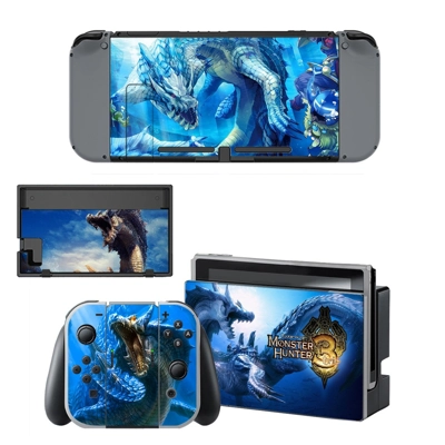 Monster Hunter 3 decal skin for Nintendo Switch Console an.. Monster Hunter 3 decal skin for Nintendo Switch Console an..