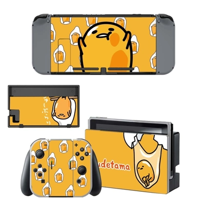 Gudetama decal skin for Nintendo Switch Console and Controllers