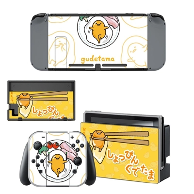 Gudetama decal skin for Nintendo Switch Console and Contro.. Gudetama decal skin for Nintendo Switch Console and Contro..