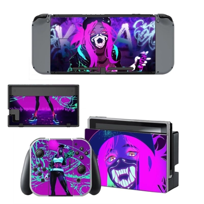 Nightcore pop stars decal skin for Nintendo Switch Console and Controllers