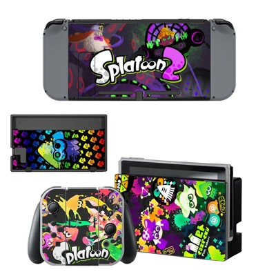 Splatoon 2 decal skin for Nintendo Switch Console and Cont.. Splatoon 2 decal skin for Nintendo Switch Console and Cont..