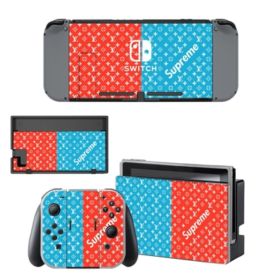 Supreme classic decal skin for Nintendo Switch Console and.. Supreme classic decal skin for Nintendo Switch Console and..