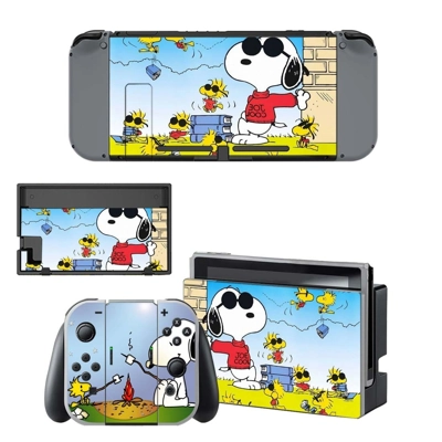 Snoopy decal skin for Nintendo Switch Console and Controll.. Snoopy decal skin for Nintendo Switch Console and Controll..