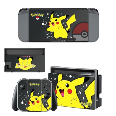 Pokemon Pikachu decal skin for Nintendo Switch Console and.. Pokemon Pikachu decal skin for Nintendo Switch Console and..