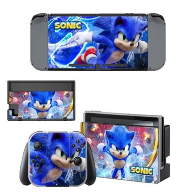 Sonic the Hedgehog decal skin for Nintendo Switch Console .. Sonic the Hedgehog decal skin for Nintendo Switch Console ..