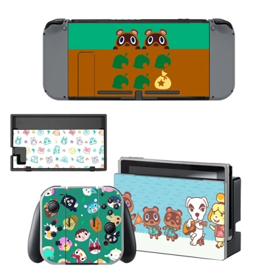 Animal Crossing decal skin for Nintendo Switch Console and Controllers