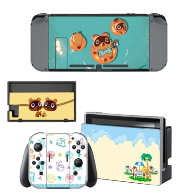Animal Crossing decal skin for Nintendo Switch Console and Controllers