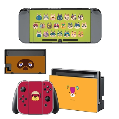 Animal Crossing decal skin for Nintendo Switch Console and Controllers