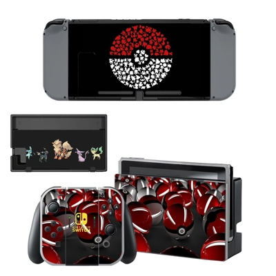 Pokeball classic decal skin for Nintendo Switch Console an.. Pokeball classic decal skin for Nintendo Switch Console an..