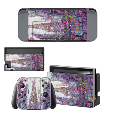 Cartoon Art decal skin for Nintendo Switch Console and Con.. Cartoon Art decal skin for Nintendo Switch Console and Con..