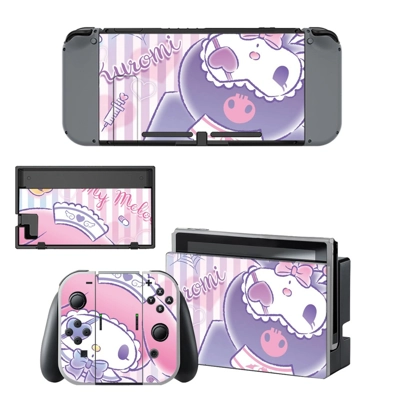 Hello Kitty kuromi decal skin for Nintendo Switch Console .. Hello Kitty kuromi decal skin for Nintendo Switch Console ..