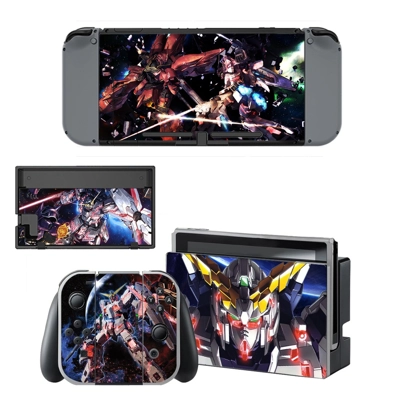 Gundam unicorn vs sinanju decal skin for Nintendo Switch Console and Controllers