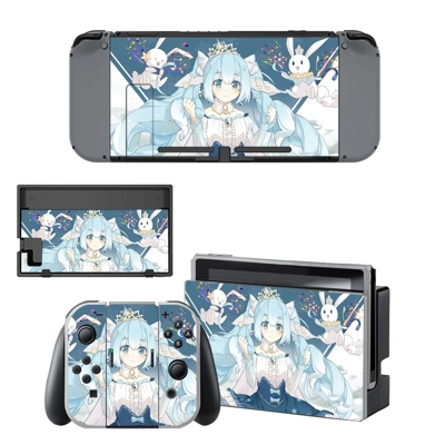 Cartoon Anime decal skin for Nintendo Switch Console and C.. Cartoon Anime decal skin for Nintendo Switch Console and C..