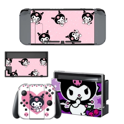 Hello Kitty kuromi decal skin for Nintendo Switch Console .. Hello Kitty kuromi decal skin for Nintendo Switch Console ..