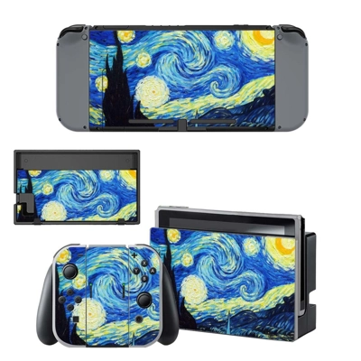 Abstraction decal skin for Nintendo Switch Console and Con.. Abstraction decal skin for Nintendo Switch Console and Con..