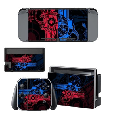 Pistol abstraction decal skin for Nintendo Switch Console .. Pistol abstraction decal skin for Nintendo Switch Console ..