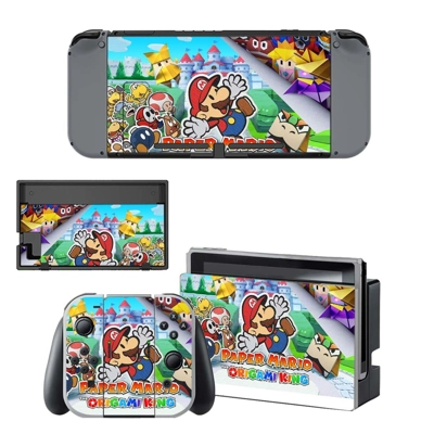 Super Mario decal skin for Nintendo Switch Console and Con.. Super Mario decal skin for Nintendo Switch Console and Con..
