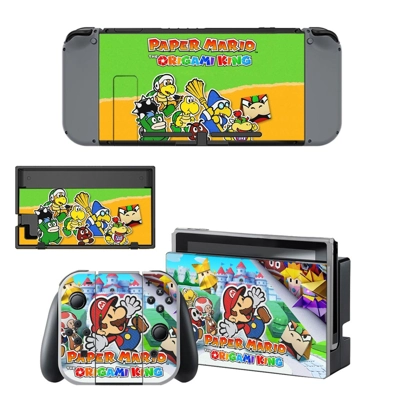 Paper Mario The Origami King decal skin for Nintendo Switc.. Paper Mario The Origami King decal skin for Nintendo Switc..