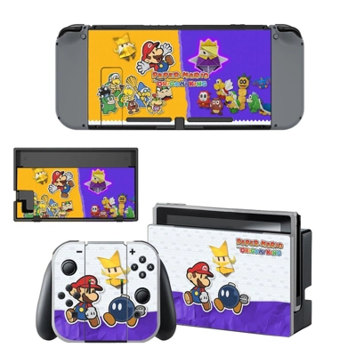 Paper Mario The Origami King decal skin for Nintendo Switch Console and Controllers