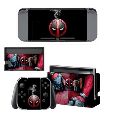 Deadpool decal skin for Nintendo Switch Console and Contro.. Deadpool decal skin for Nintendo Switch Console and Contro..