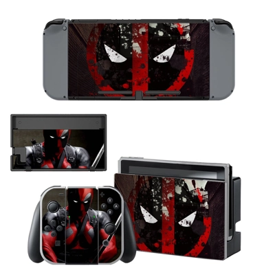 Deadpool decal skin for Nintendo Switch Console and Contro.. Deadpool decal skin for Nintendo Switch Console and Contro..