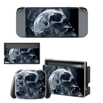 Skull decal skin for Nintendo Switch Console and Controllers Skull decal skin for Nintendo Switch Console and Controllers