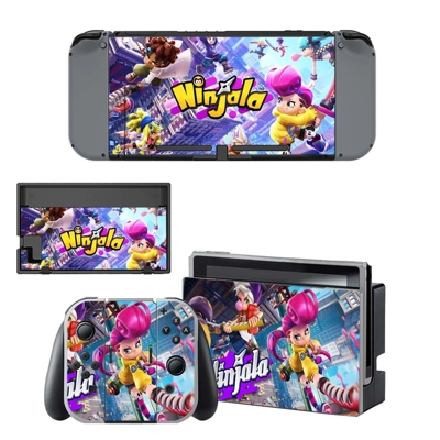 Bubble Gum Ninja War decal skin for Nintendo Switch Consol.. Bubble Gum Ninja War decal skin for Nintendo Switch Consol..