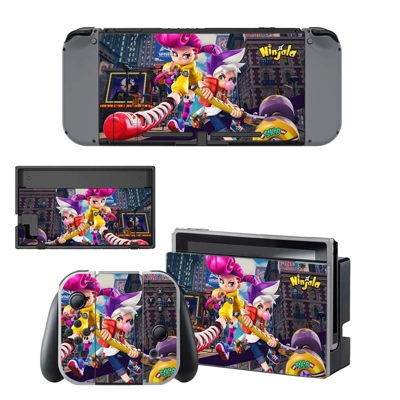 Bubble Gum Ninja War decal skin for Nintendo Switch Consol.. Bubble Gum Ninja War decal skin for Nintendo Switch Consol..
