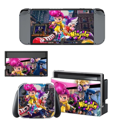 Bubble Gum Ninja War decal skin for Nintendo Switch Consol.. Bubble Gum Ninja War decal skin for Nintendo Switch Consol..