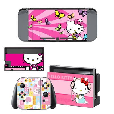 Hello Kitty decal skin for Nintendo Switch Console and Con.. Hello Kitty decal skin for Nintendo Switch Console and Con..