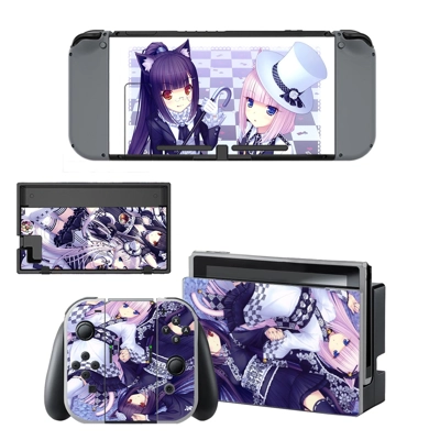 Animation Chocolate and Vanilla decal skin for Nintendo Sw.. Animation Chocolate and Vanilla decal skin for Nintendo Sw..