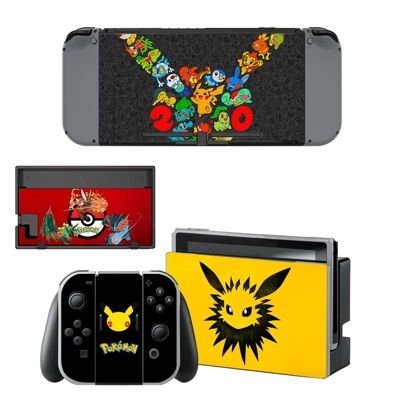 Pokemon decal skin for Nintendo Switch Console and Control.. Pokemon decal skin for Nintendo Switch Console and Control..