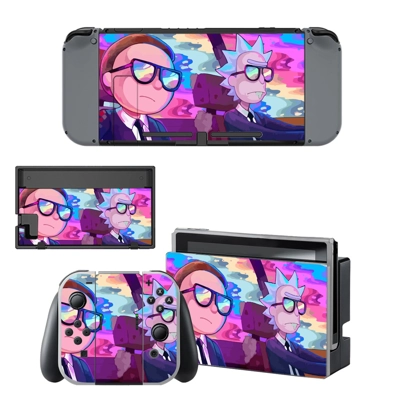 Anime Rick and Morty decal skin for Nintendo Switch Consol.. Anime Rick and Morty decal skin for Nintendo Switch Consol..