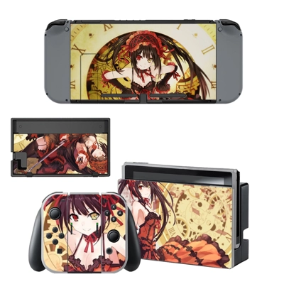 Anime Date A Live decal skin for Nintendo Switch Console and Controllers