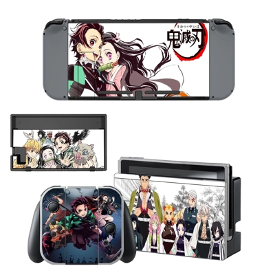 Demon Slayer decal skin for Nintendo Switch Console and Co.. Demon Slayer decal skin for Nintendo Switch Console and Co..