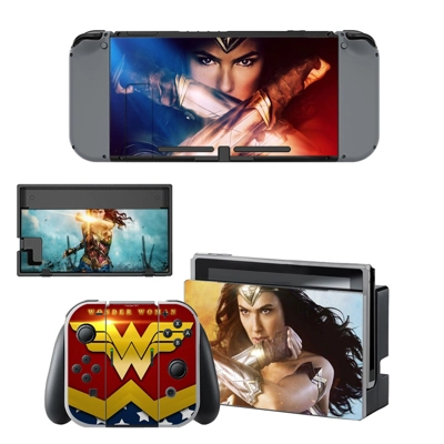 Wonder Woman decal skin for Nintendo Switch Console and Co.. Wonder Woman decal skin for Nintendo Switch Console and Co..