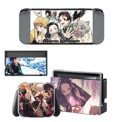 Demon Slayer decal skin for Nintendo Switch Console and Co.. Demon Slayer decal skin for Nintendo Switch Console and Co..