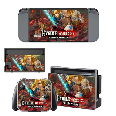 Zelda Warriors decal skin for Nintendo Switch Console and .. Zelda Warriors decal skin for Nintendo Switch Console and ..