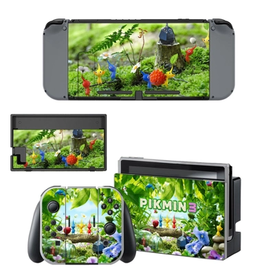 Pikmin 3 decal skin for Nintendo Switch Console and Contro.. Pikmin 3 decal skin for Nintendo Switch Console and Contro..